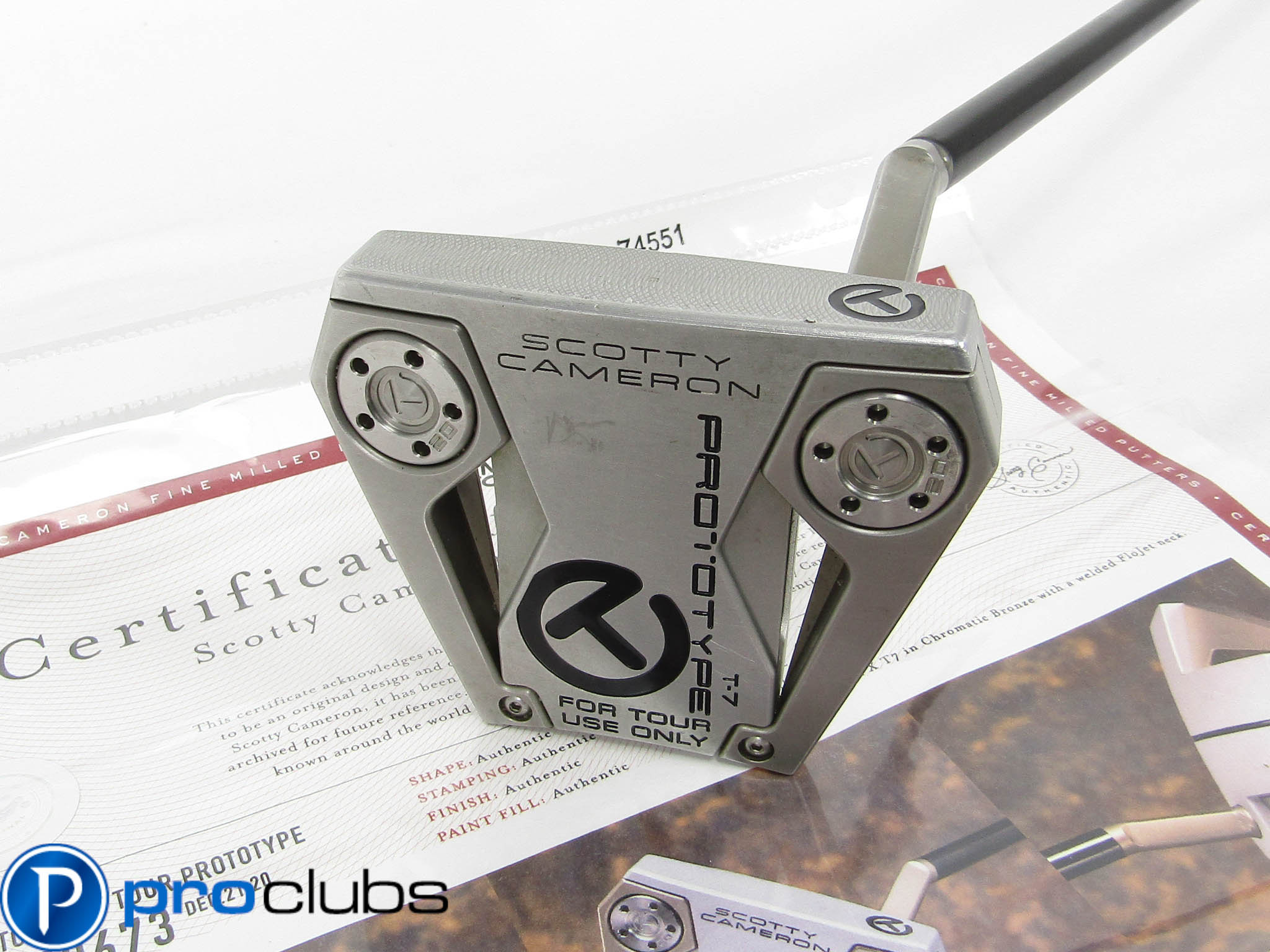 SCOTTY CAMERON PHANTOM X T7 TOUR PROTOTYPE WELDED FLOJET